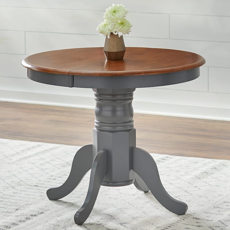 Simple Living Carolina 5-piece Farmhouse Solid Wood Dining Set with Leaf