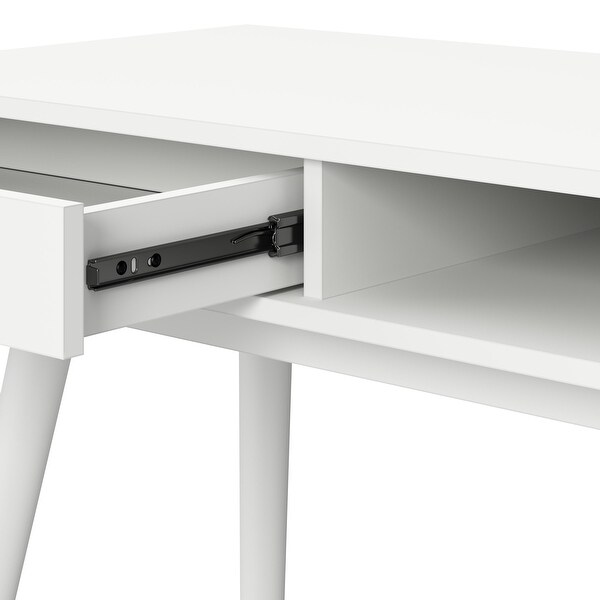 Bush Furniture Nora 54W Writing Computer Desk with Storage - Bed