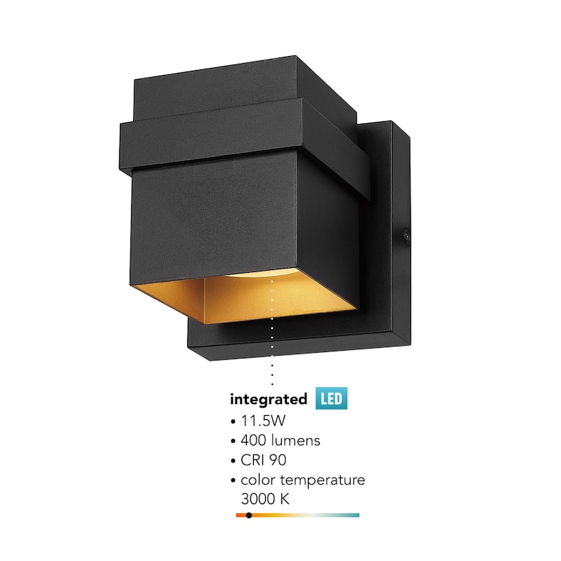 Globe Electric 91005232 Yvie 5" Tall Outdoor Wall Sconce
