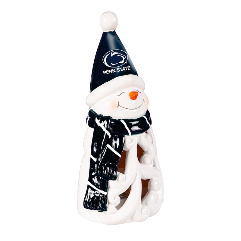 Penn State Snowman LED Garden Statuary, 8"