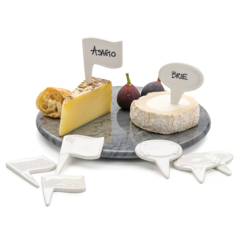 Oval Cheese Marker (Set of 6) - Oval Shape, 6-Piece
