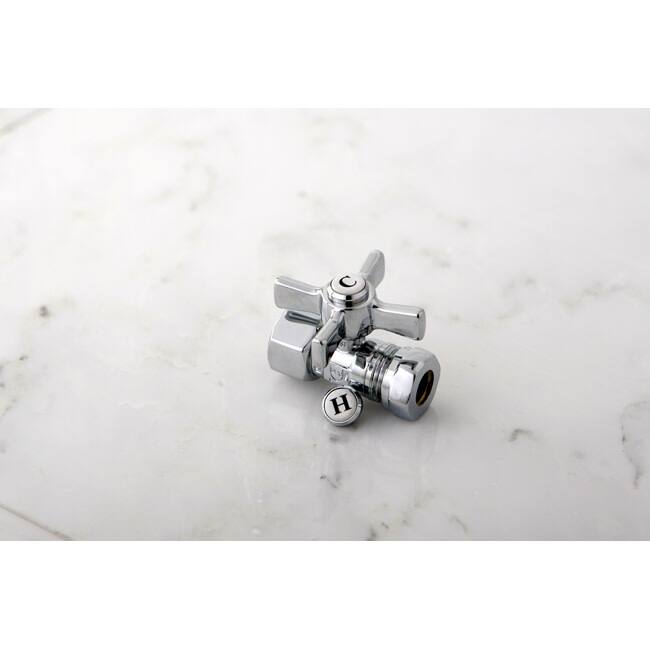 Kingston Brass Vintage Quarter Turn Valves (1/2" FIP X 1/2" and 7/16"