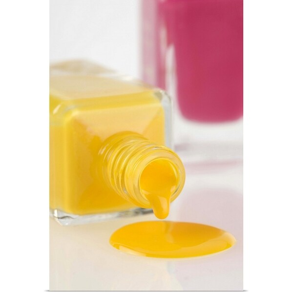 "Spilled nail polish" Poster Print