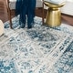 preview thumbnail 4 of 46, Livabliss Evry Vintage Heriz Area Rug Sky Blue - 3' 11" x 5' 7"