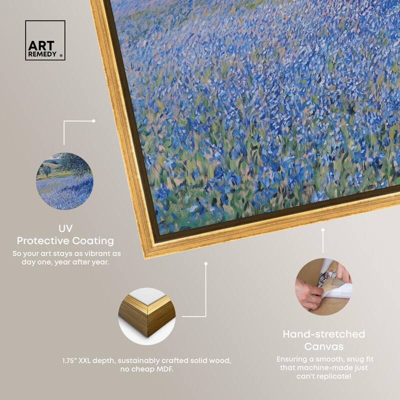 Bluebonnet Meadow II Canvas by Art Remedy