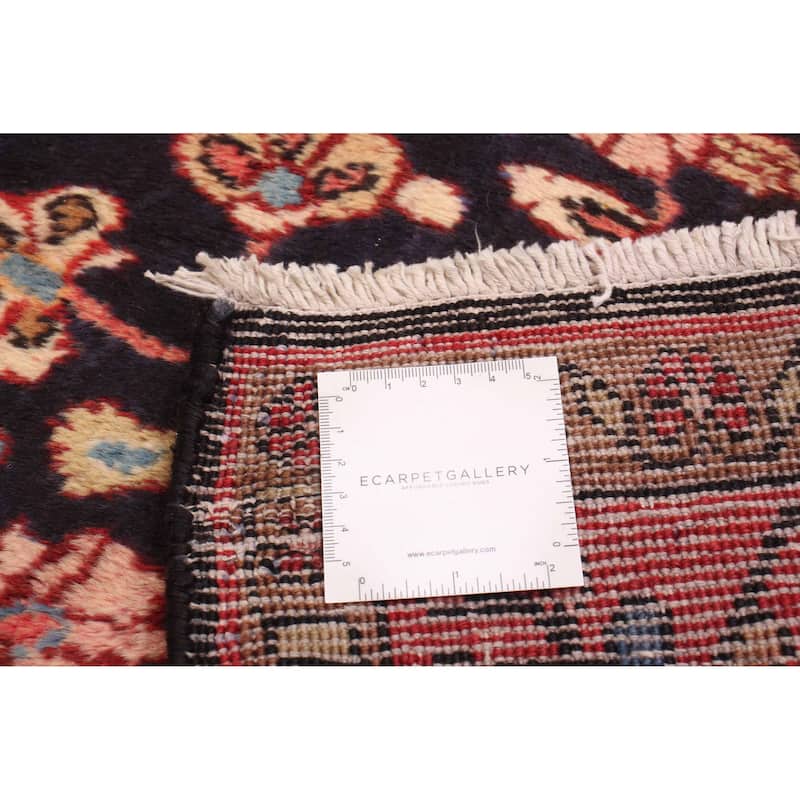 ECARPETGALLERY Hand-knotted Andelz Navy Wool Rug - 5'3 x 10'10