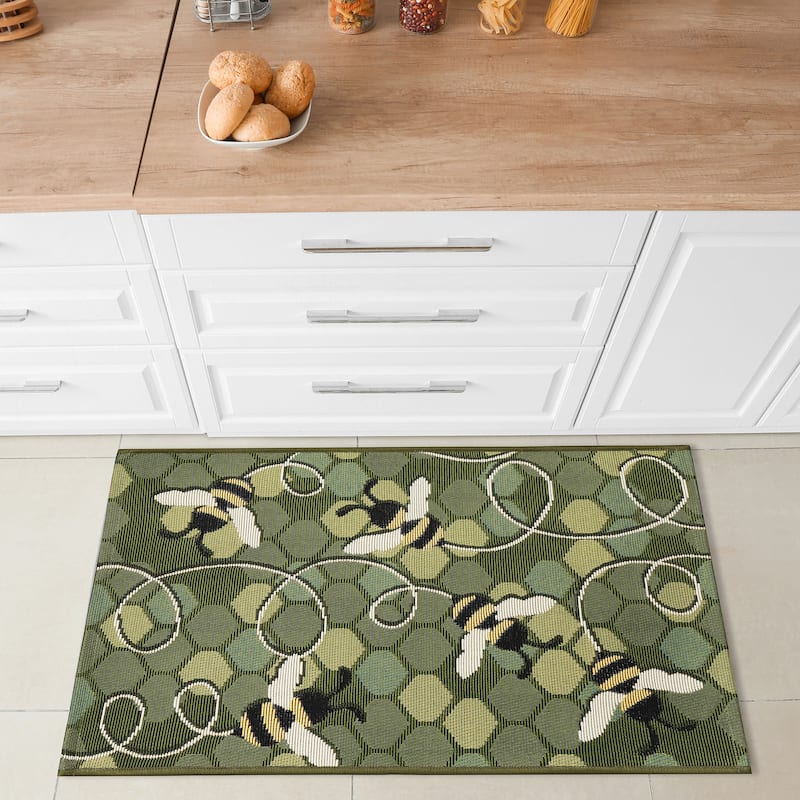Liora Manne Esencia Bee Free Indoor/Outdoor Mat