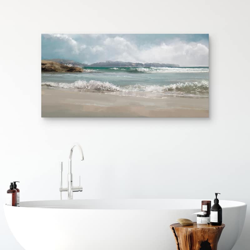 Morning Tides by Studio Arts Canvas Art Print