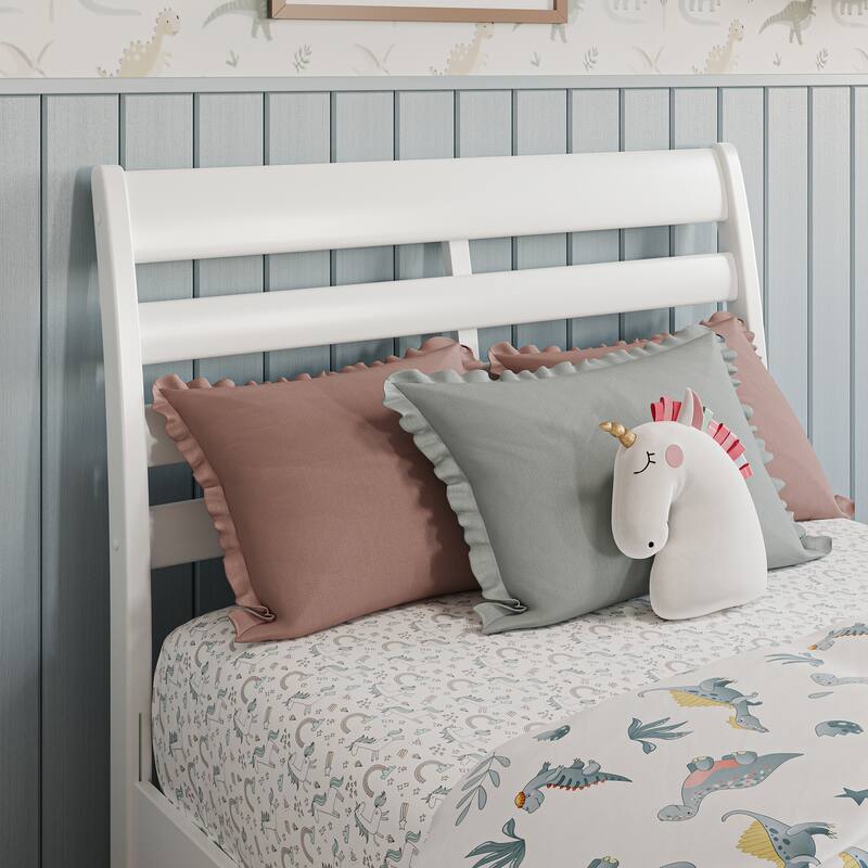 Emelie Platform Bed with Panel Footboard and Storage Drawers