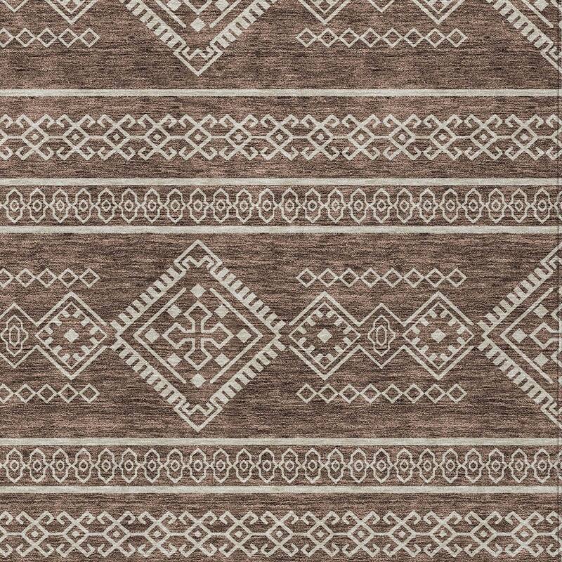 HomeRoots Southwestern Transitional Rectangle Outdoor Rug