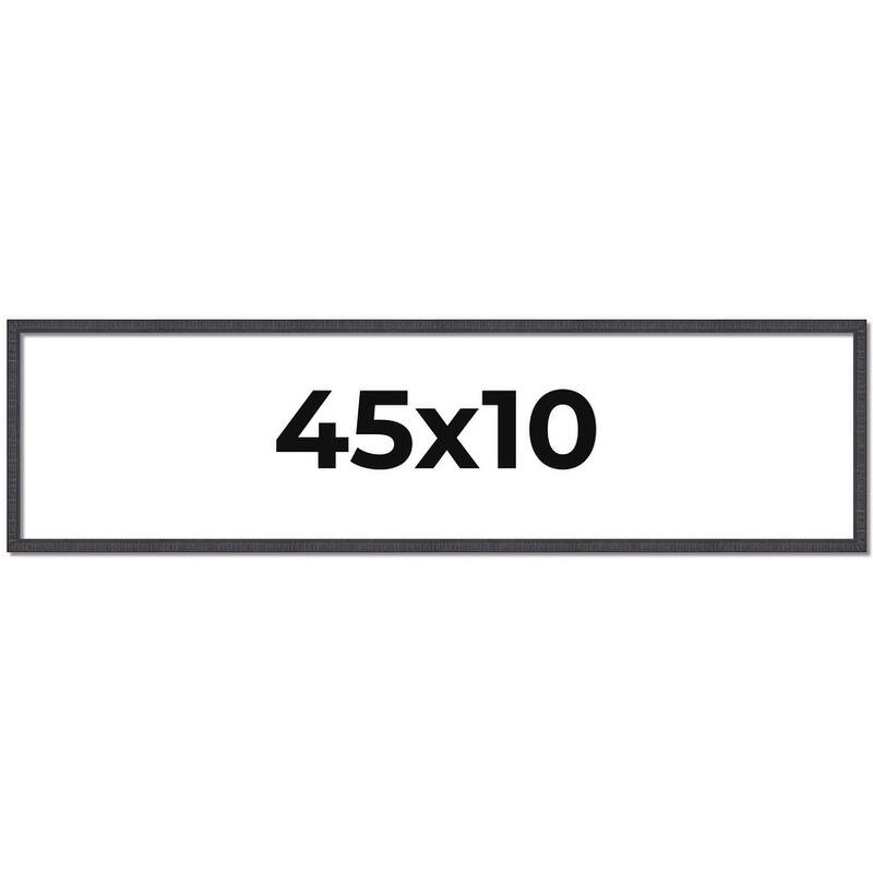 45x10 Frame Brown Solid Wood Picture Frame - Complete Modern Photo