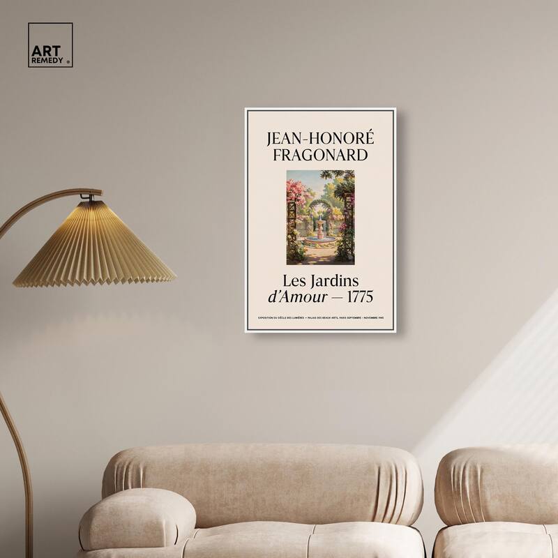 Romantic Gardens Canvas by Art Remedy