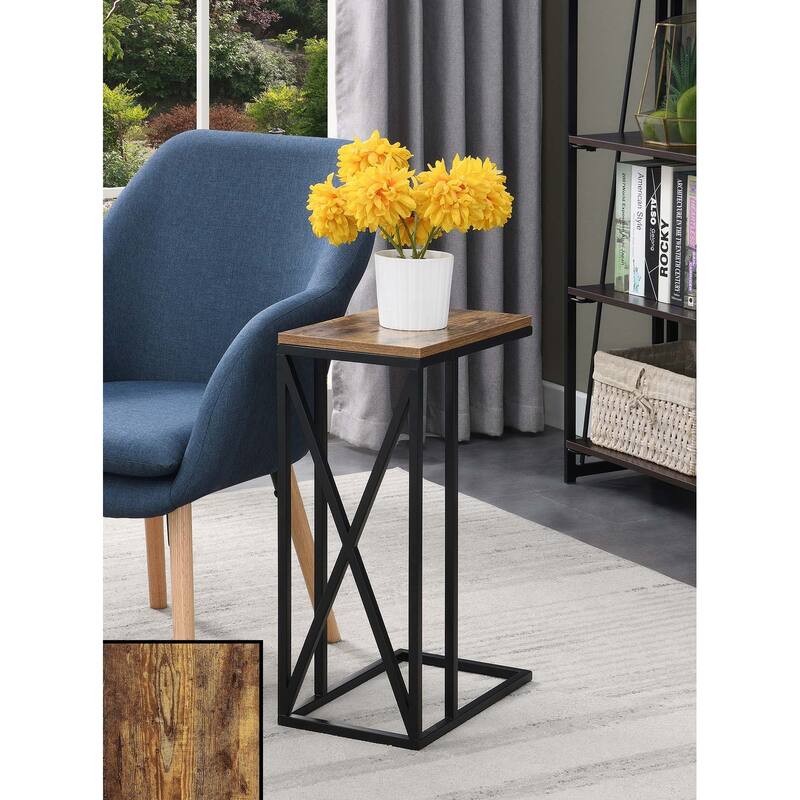 Convenience Concepts Tucson C End Table - Barnwood/Black