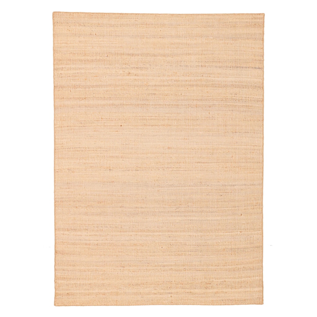 ECARPETGALLERY Flat-Weave Palas Denizli Tan Jute Kilim - 5'3 x 7'6