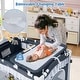 preview thumbnail 6 of 7, Babyjoy Baby Playard Crib Bed 4 in 1 Portable with Changing Table - See Details