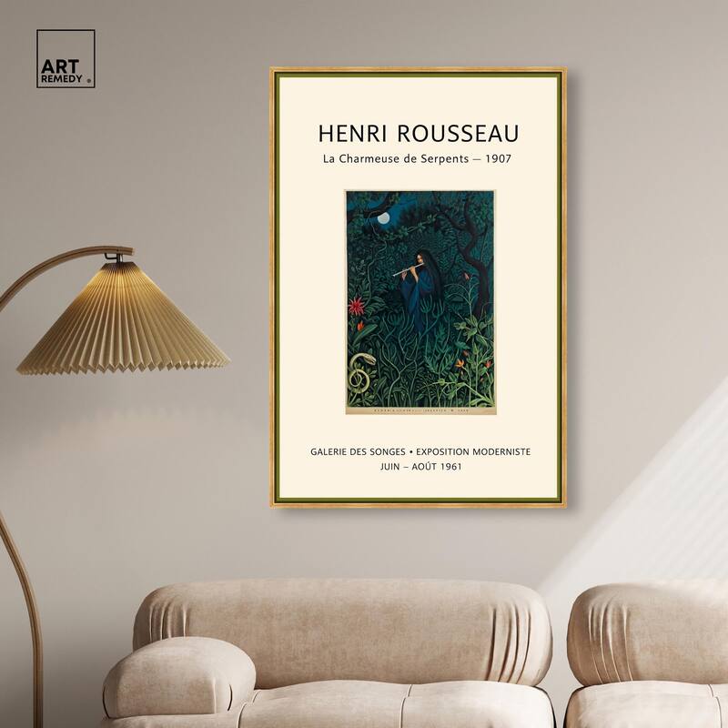 Rousseau's Jungle Dream Canvas by Art Remedy