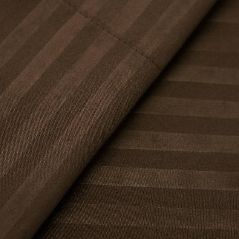 Sweet Home Collection Dobby Stripe 6-Piece Bed Sheet Set