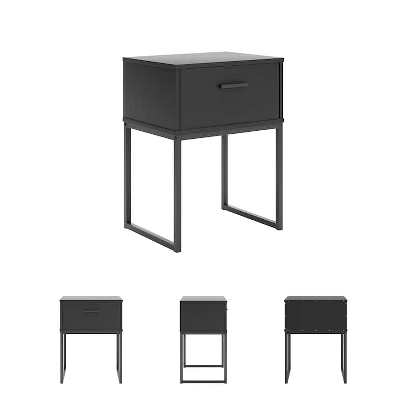 Signature Design by Ashley Socalle Black Nightstand