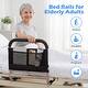 preview thumbnail 8 of 8, Gymax Bed Rails for Elderly Adults Height Adjustable Bed Assist Safety - Black & Sliver