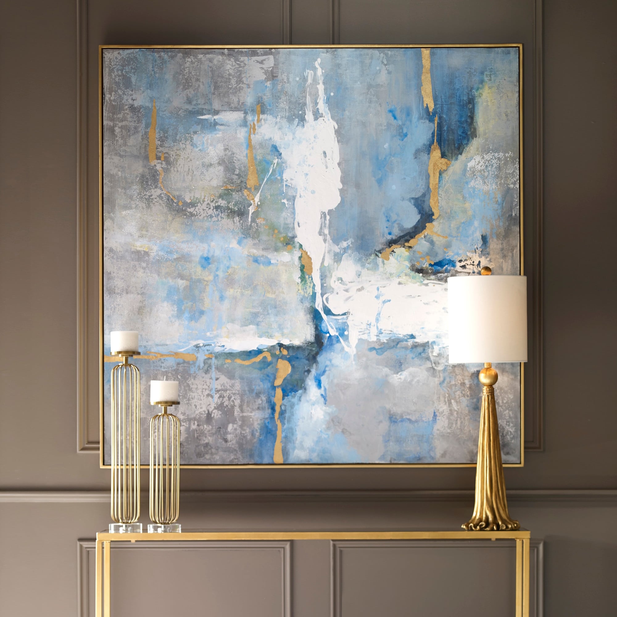 Shop Uttermost 35355 Meditation 61 X 61 Framed Abstract Painting