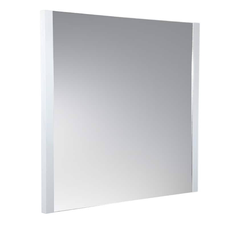 Fresca Torino 32" x 32" Framed Bathroom Mirror - White