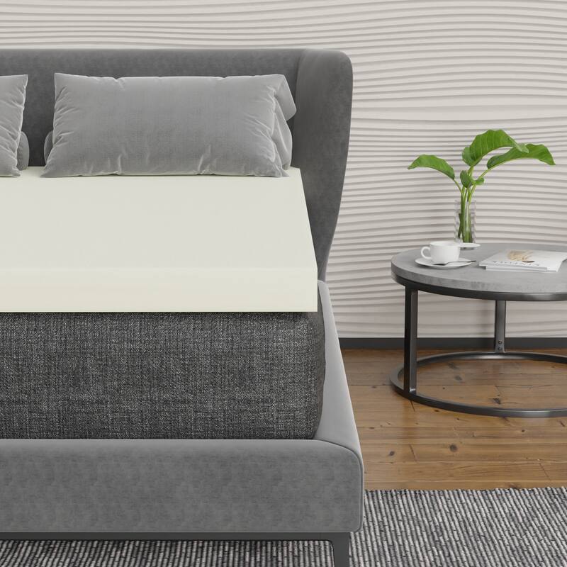 ONETAN, 2" High Density Foam Mattress Toppers,Add Comfort To Mattress