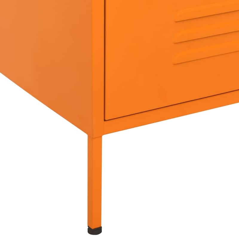 vidaXL Chest of Drawers Dresser for Bedroom Sideboard Storage Cabinet Steel