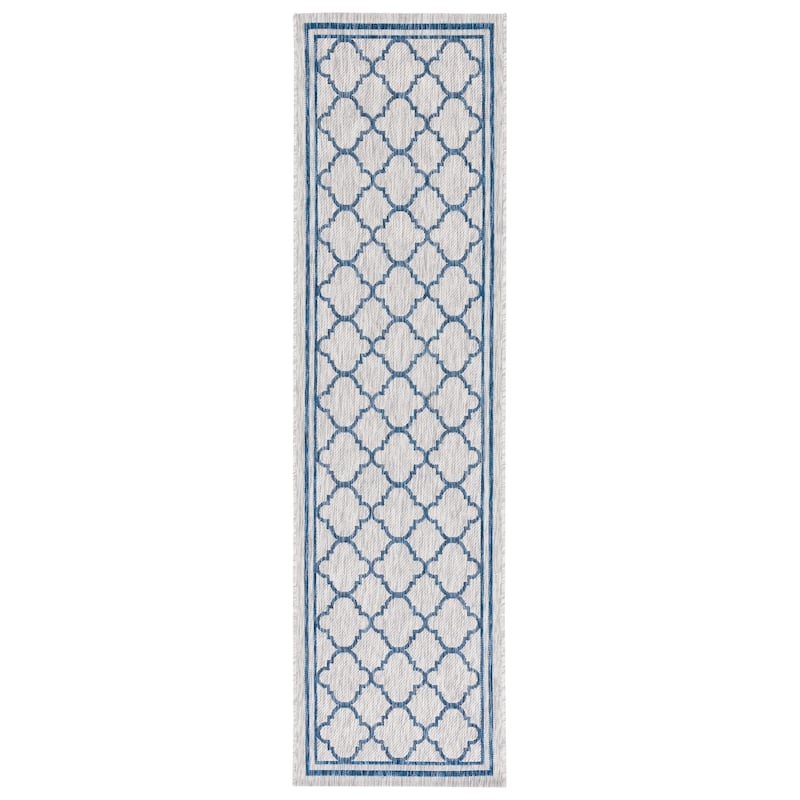 SAFAVIEH Courtyard Fran Mandala Indoor/ Outdoor Waterproof Patio Backyard Rug