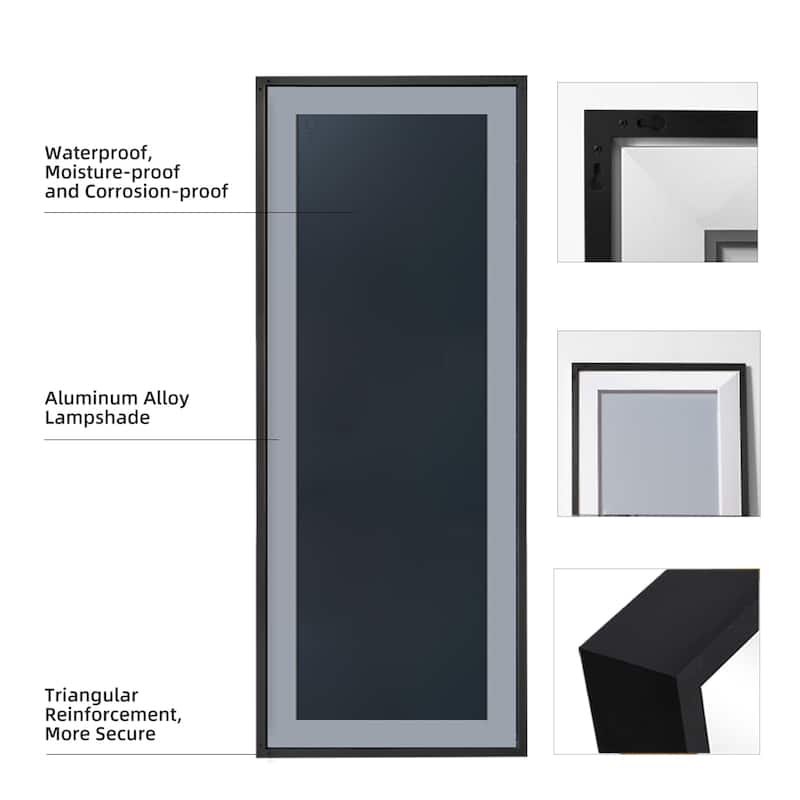 LED Mirror Full Length Mirror with Lights Wide