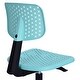 preview thumbnail 7 of 10, Plastic Children Student Chair, Low-Back Armless Adjustable Swivel Ergonomic Home Office Student Computer Desk Chair