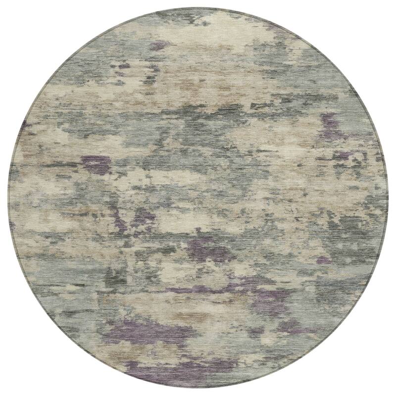 HomeRoots Abstract Transitional Rectangle Outdoor Rug
