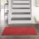 Nourison Essentials Solid Contemporary Indoor/ Outdoor Area Rug - 5' x 7' - Brick Red