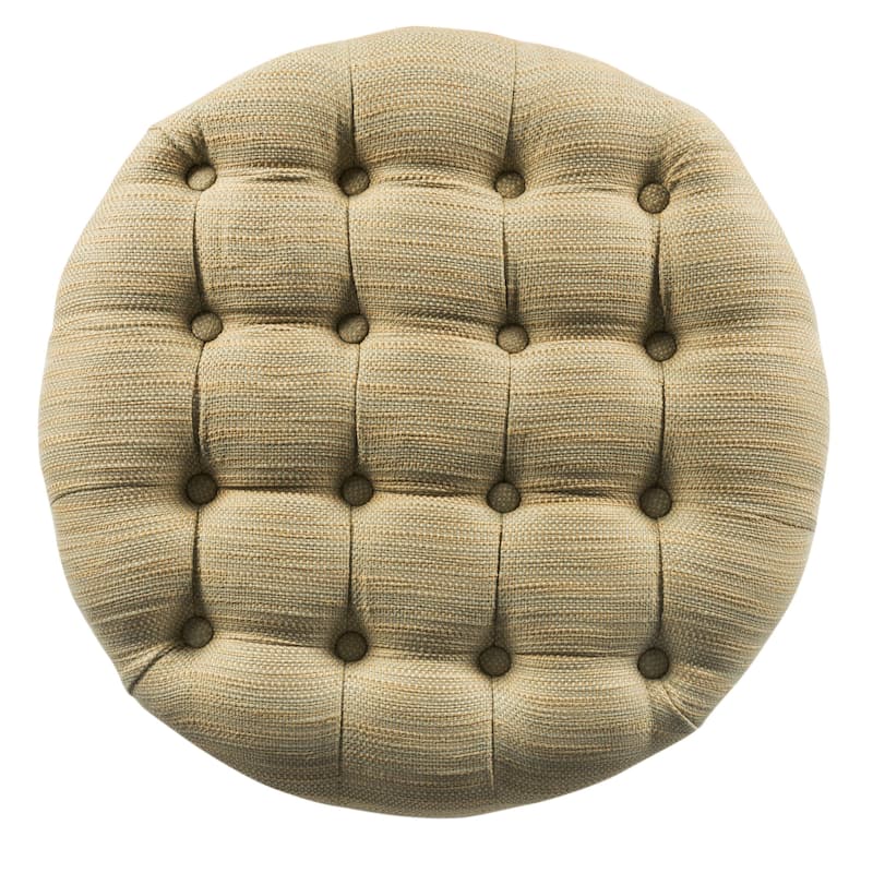 Copper Grove Moses Large Tufted Round Storage Ottoman