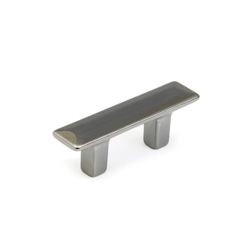 Schaub and Company SkyeVale 1-1/4" Center to Center Contemporary Sleek - Black Chrome