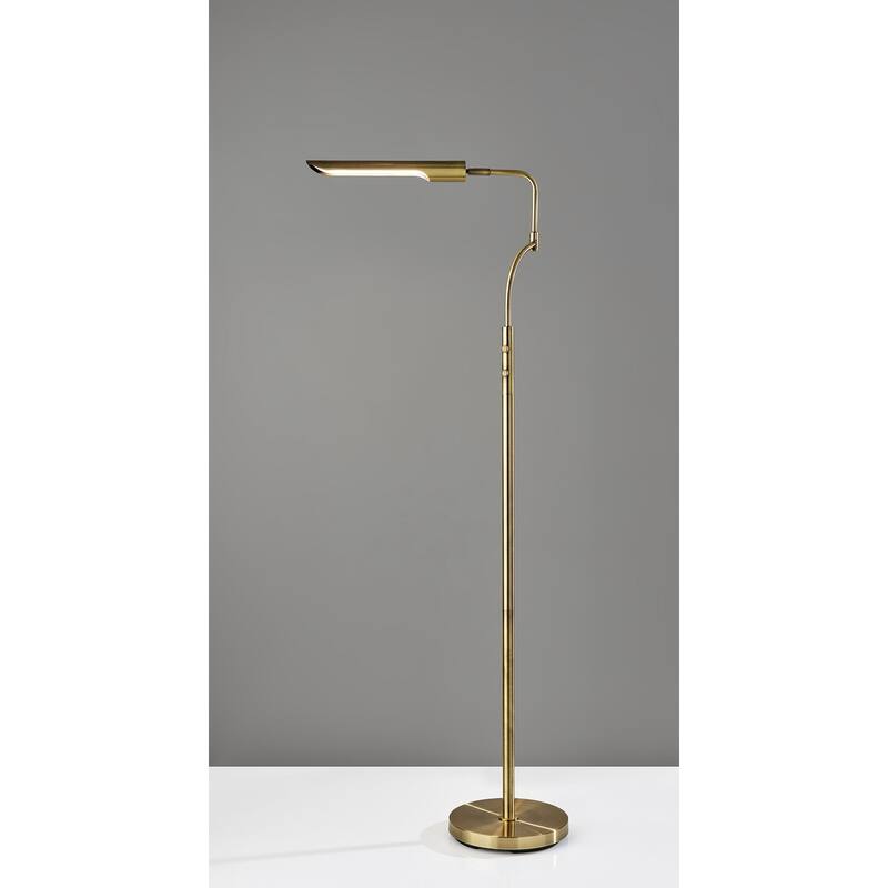 Zane LED Floor Lamp w. Smart Switch- Black