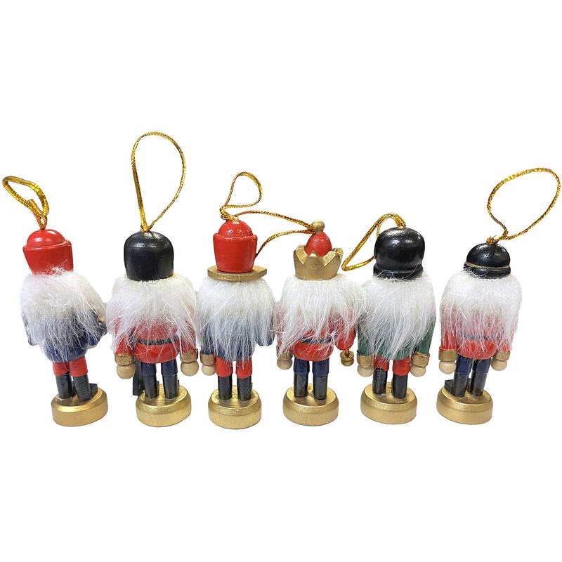 3.25 inch Nutcracker Ornaments, Set of 6