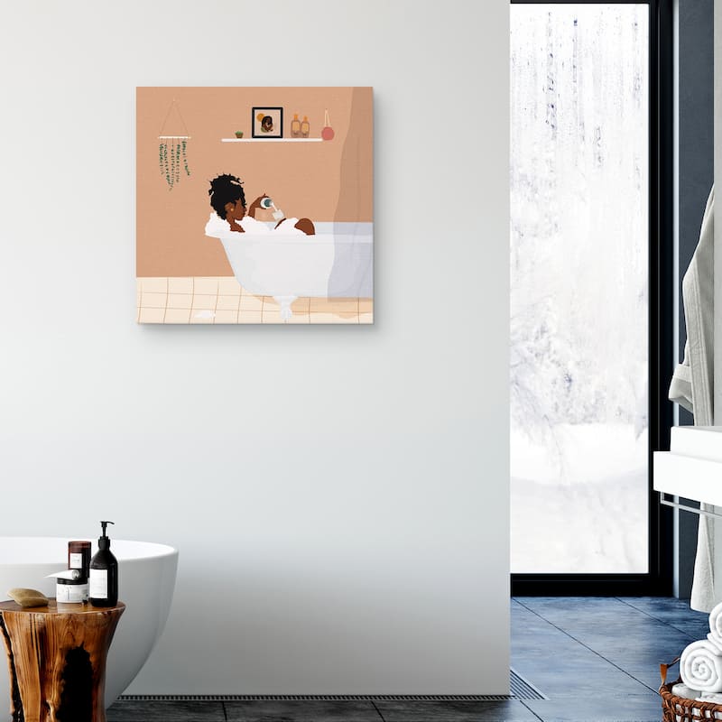 Unwind by Princella Canvas Art Print