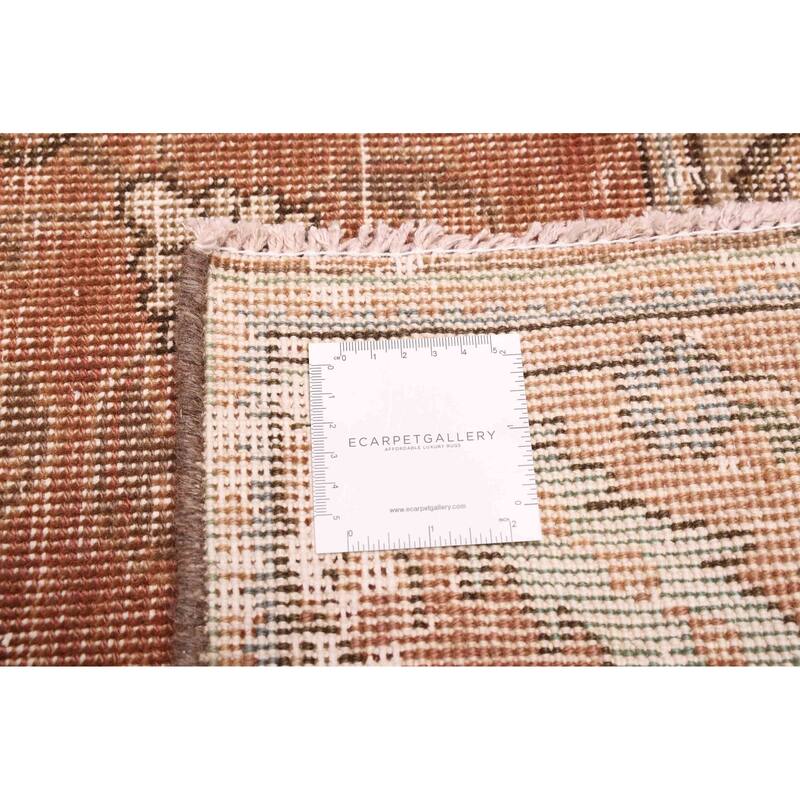 ECARPETGALLERY Hand-knotted Antalya Vintage Brown Wool Rug - 9'3 x 12'2