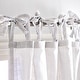 preview thumbnail 4 of 11, 100% Cotton Sheer Tie Tab Curtain Panel Pair