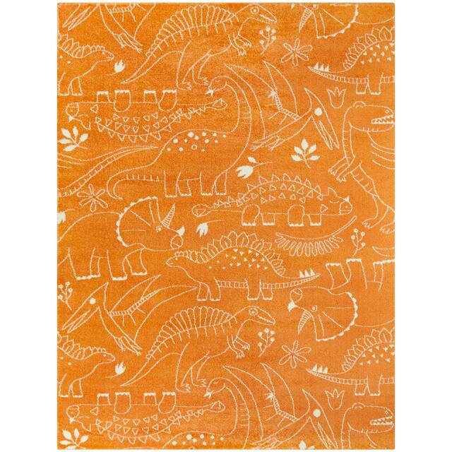 Mod-Tod Parker Dinosaur Kids Area Rug