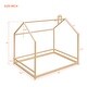 preview thumbnail 11 of 20, Full Size House Bed with Playhouse Design, Sturdy Pine Wood Frame for Kids' Fun and Comfortable Sleep