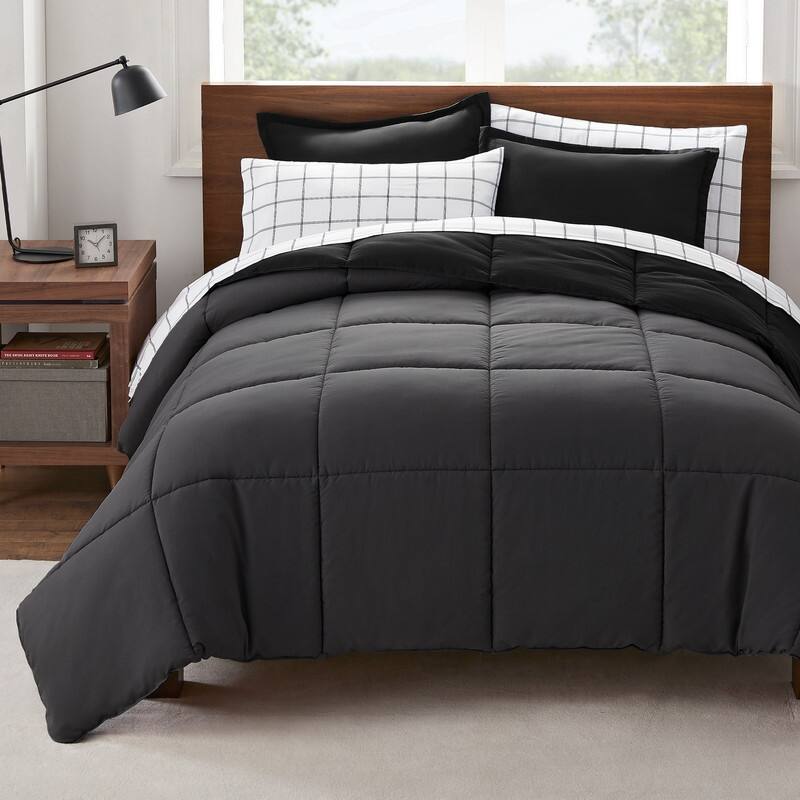 Serta Simply Clean Antimicrobial Reversible Bed in a Bag