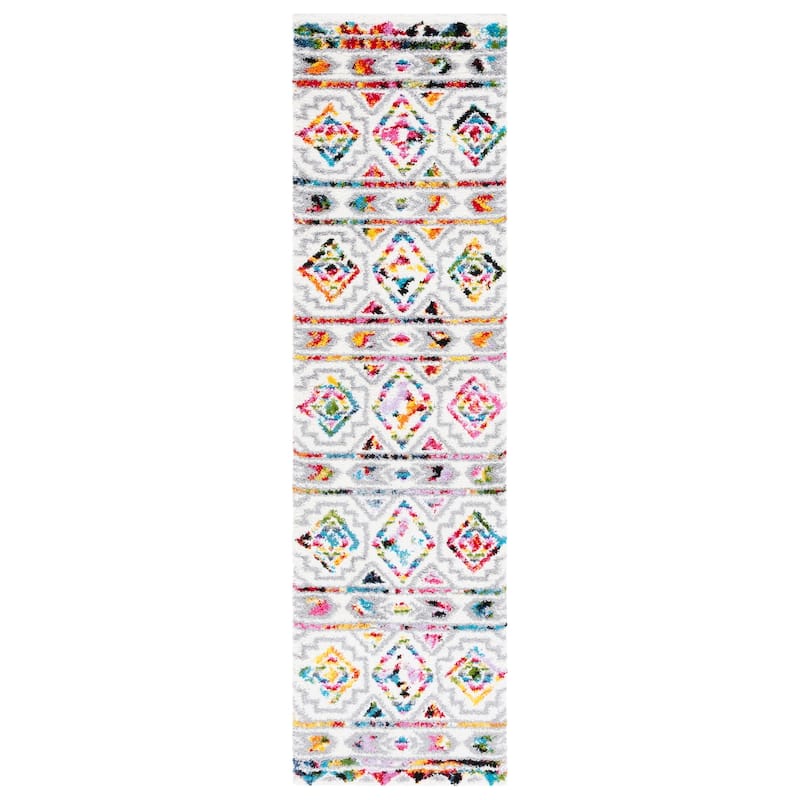 SAFAVIEH Fiesta Shag Noriko Moroccan Boho Rug