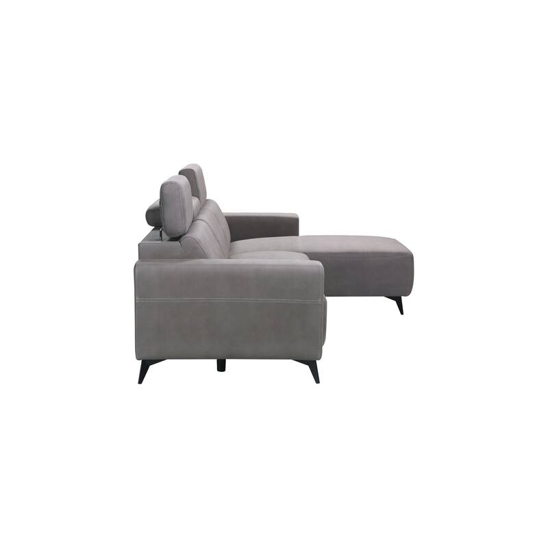 Pasargad Home Modern Bari Sectional Sofa with Push Back Functional