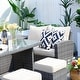 preview thumbnail 11 of 16, 7-piece Patio Outdoor Wicker Sectional Sofa Set with Storage Box and Ottoman