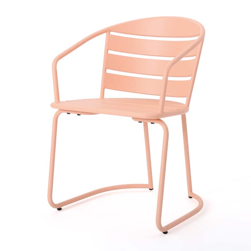 Roomfitters 3-Piece Bistro Set, Outdoor Metal Patio Table and Chairs for Balcony, Garden or Porch