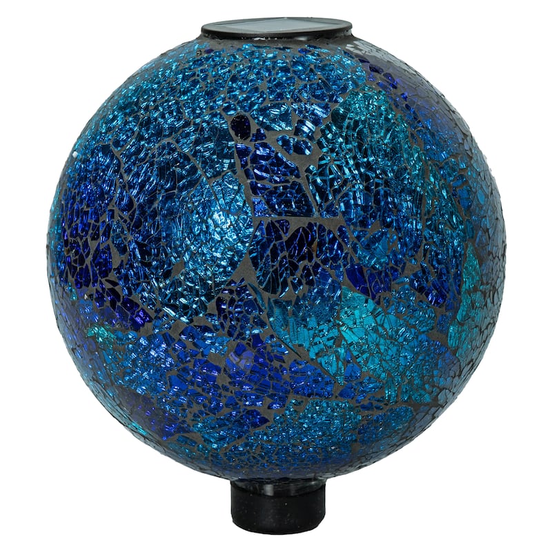 Sunnydaze 10-Inch Solar Glass Gazing Garden Globe