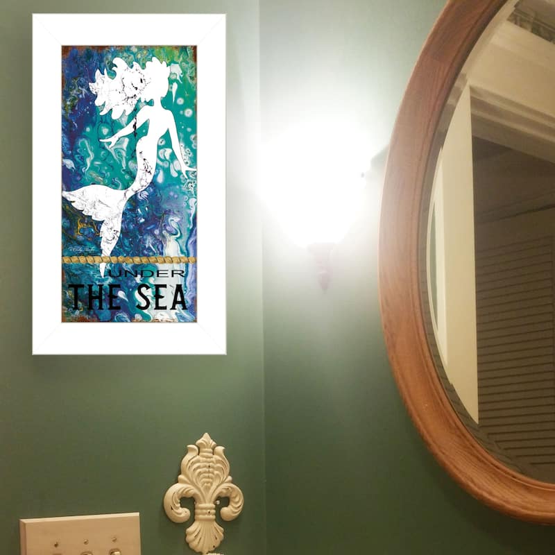 TrendyDecor4U "Under the Sea" Framed Print Wall Art by Cindy Jacobs
