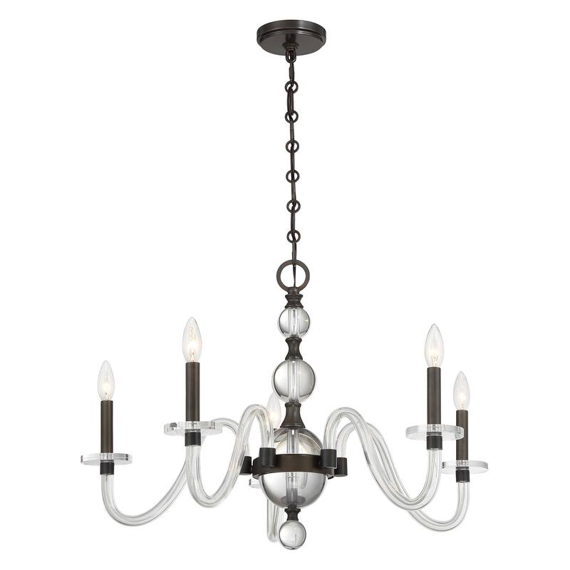 Savoy House 1-4277-5 Aragon 5 Light 29" Wide Taper Candle Style