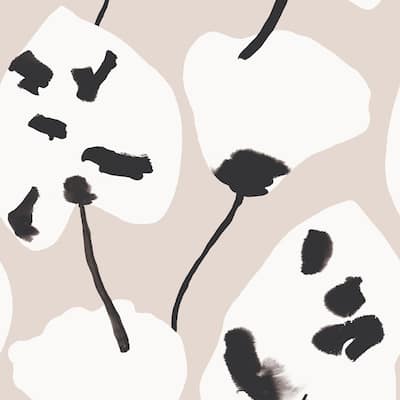 Painted Palm Peel and Stick Wallpaper